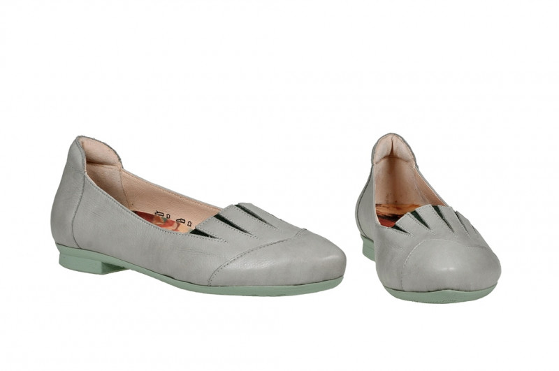 Think Barca Slipper grau alu