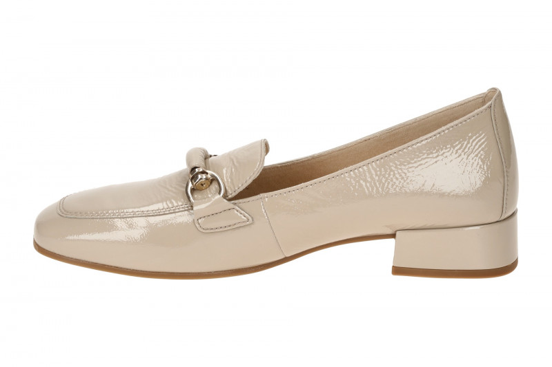 Gabor Schuhe Slipper beige desert Lack 45.260.92