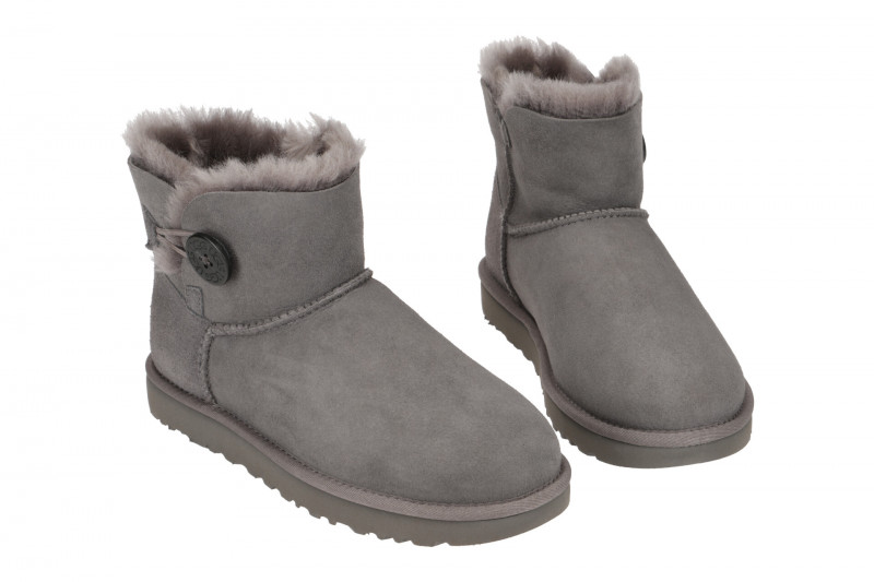 UGG Stiefel grau Mini Bailey Button 2