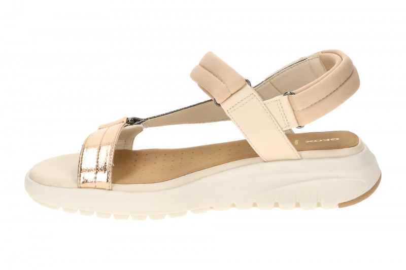 Geox Flextride Sandalen rose beige metallic D65BSD