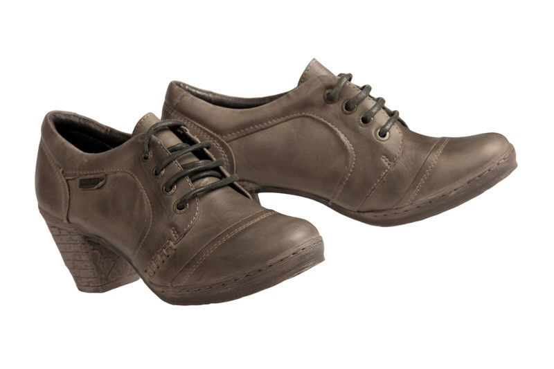 Pikolinos 839-8666F Schnür- Pumps kahki grau