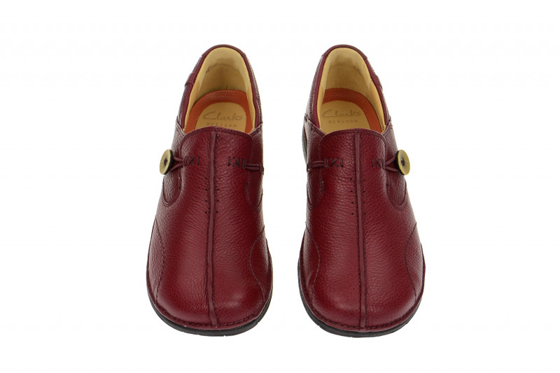 Clarks Un Loop Slipper rot burgundy 26103439