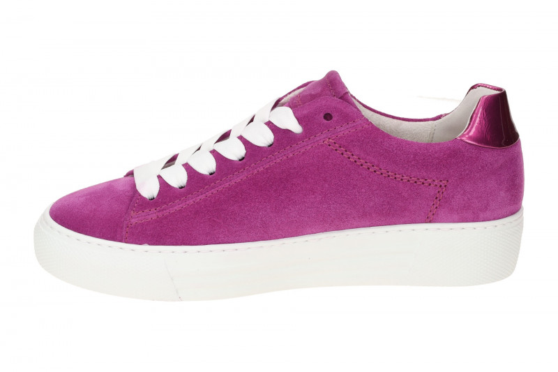 Gabor Comfort Schuhe lila aster Plateau Sneakers 46.460.49