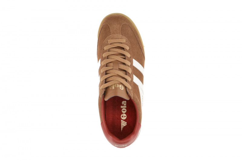 Gola Torpedo Damen Sneakers Schuhe braun rot Velour CLB761