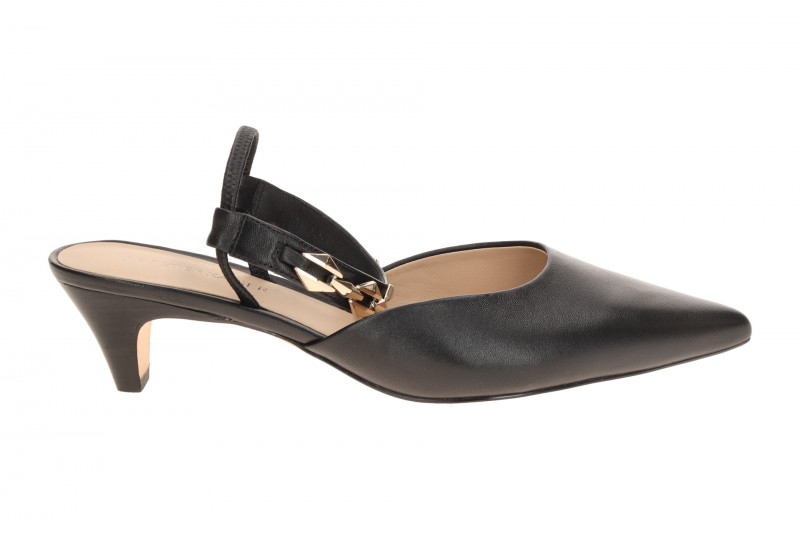 Peter Kaiser Sling Pumps schwarz Kitten Heel 79505