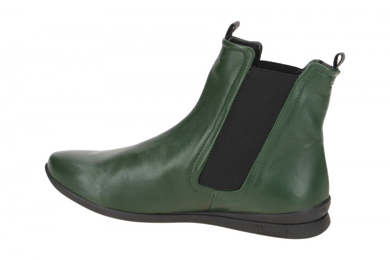 Think Spuat Chelsea Damen Stiefelette grün efeu 477