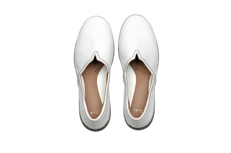 Clarks Fashion Lady Schuhe in weiß Slipper 20353762