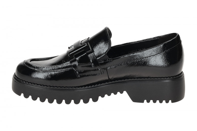 Gabor Schuhe Slipper schwarz Lack G-Weite 72.452.97