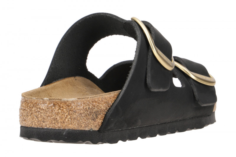 Birkenstock Arizona Big Buckle Pantolette schwarz SCHMAL 1023290