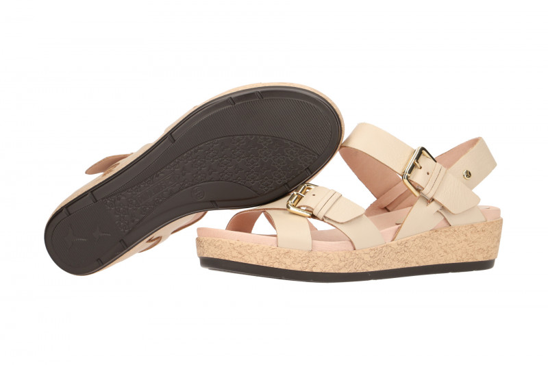 Pikolinos Mykonos Sandale beige gold