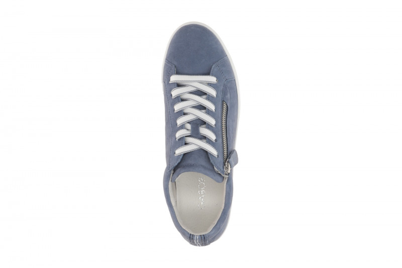 Gabor Sneaker Schuhe hellblau Velour 86.518.46