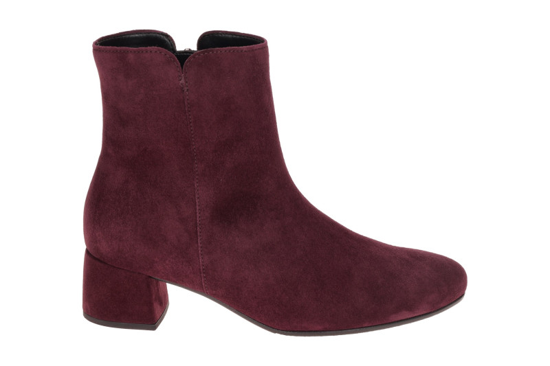 Gabor Stiefelette Ankle Boot rot berry Samt 8036.01.005
