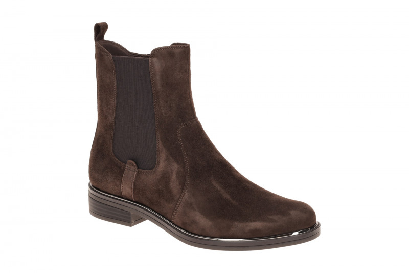 Caprice Stiefelette Ankle Boot brau Velour 25304