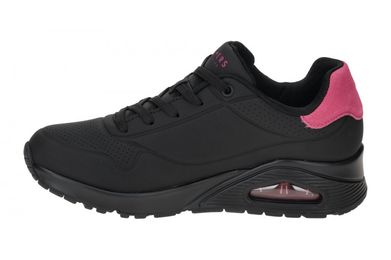 Skechers Uno Schuhe Sneakers schwarz pink 177092