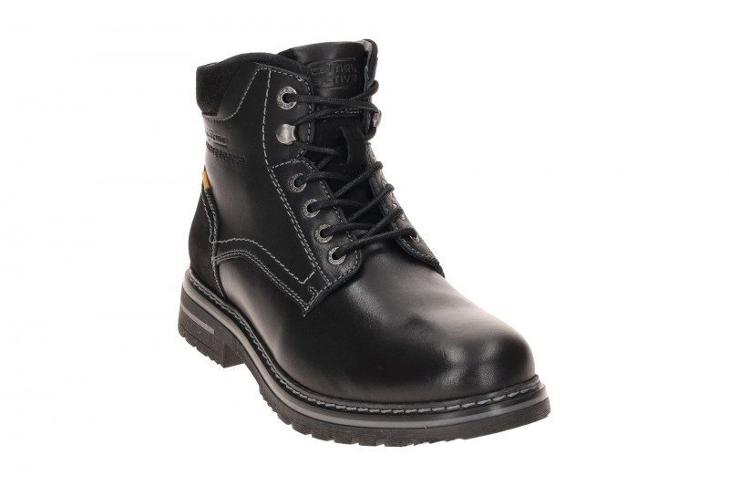 camel active Boston Stiefel Boots schwarz Nappa