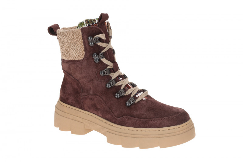 Waldläufer Saiga Warmfutter Stiefel Boots rot bordo H-Weite