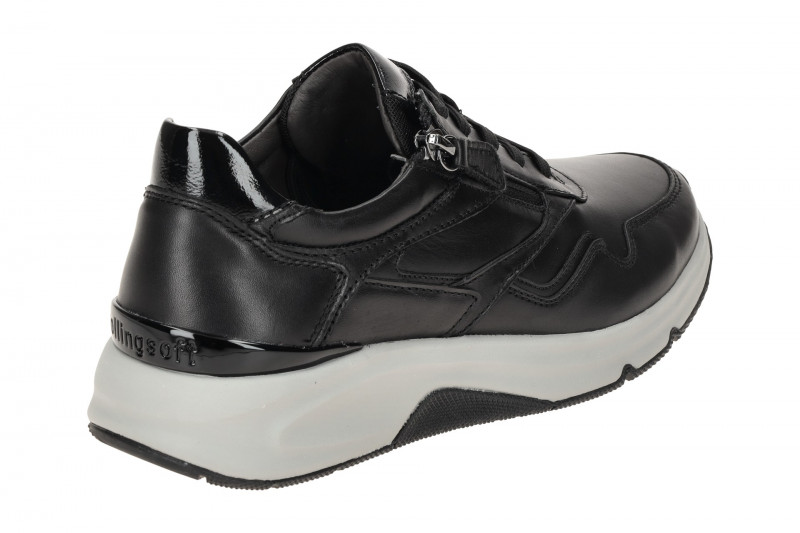 Gabor RollingSoft Schuhe schwarz Glattleder 06.896.57