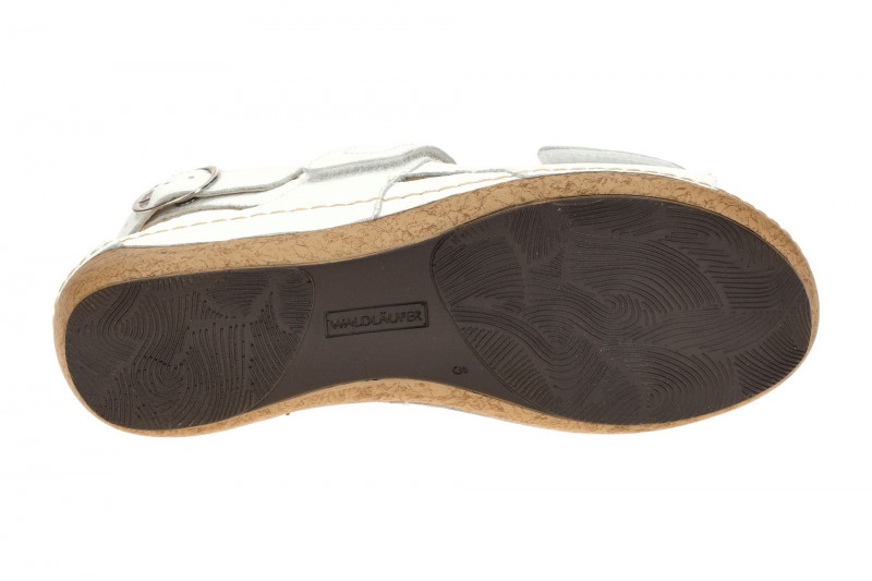 Waldläufer Heliett Sandale weiß Glattleder H-Weite 342002