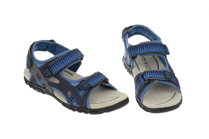 Geox S.Strada Sandale blau grau U4224C 0CE15 C9045