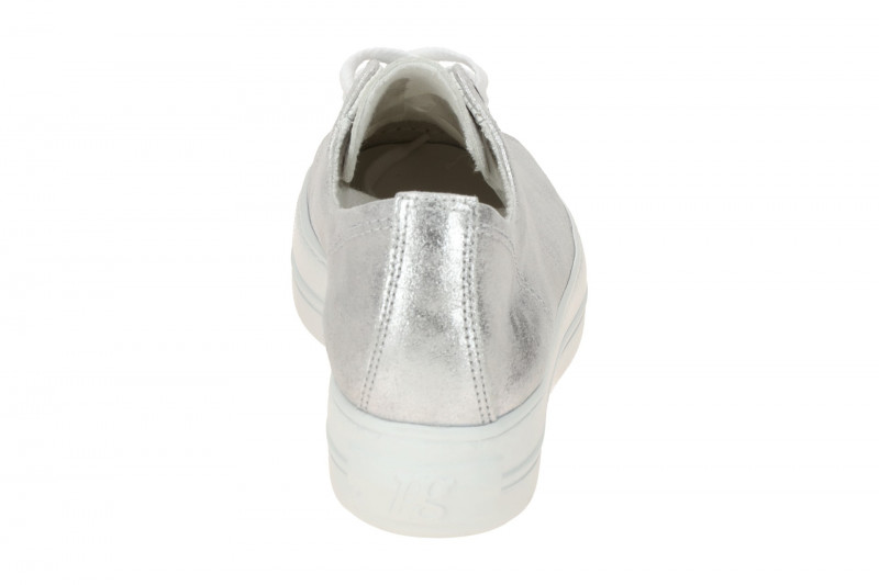 Paul Green Sneaker Schuhe silber grau metallic 4790