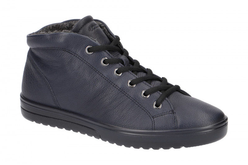 ecco Fara Stiefelette blau Warmfutter