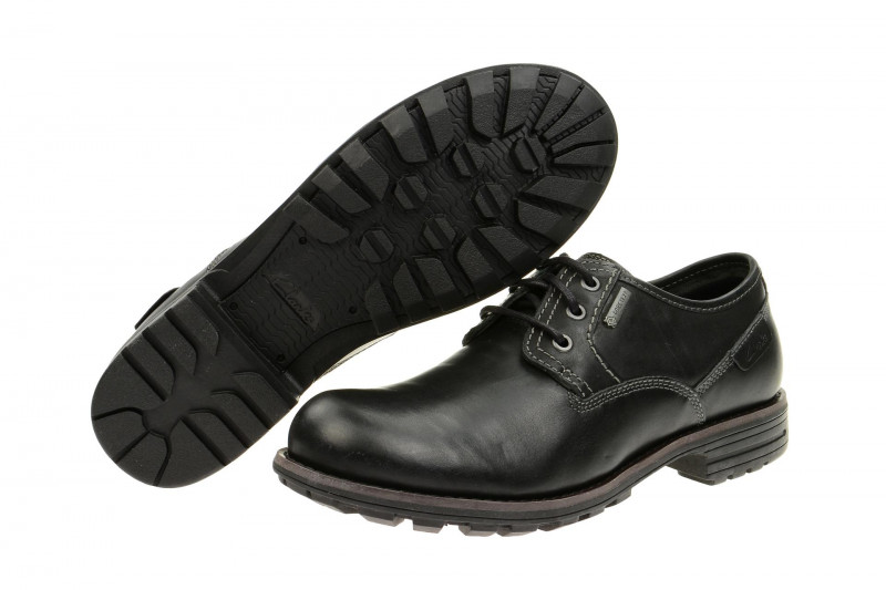 Clarks Midford Lo GTX Schuhe schwarz