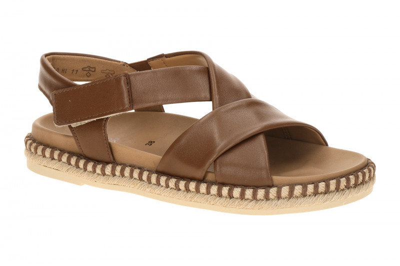 Gabor Kreuzriemchen Sandale braun Nappa 83.781.24