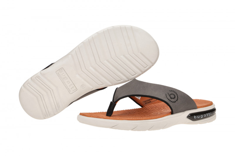 bugatti Socotra Zehentrenner Pantolette grau A7Z80