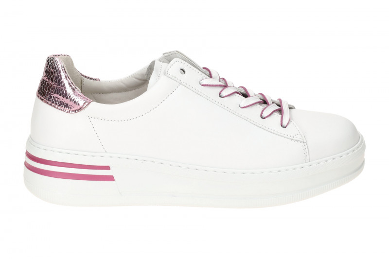 Gabor Comfort Florenz Sneakers weiß rose 66.395.55