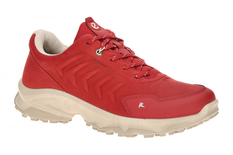 Ecco Receptor Schuhe rot Damen Waterproof 854323