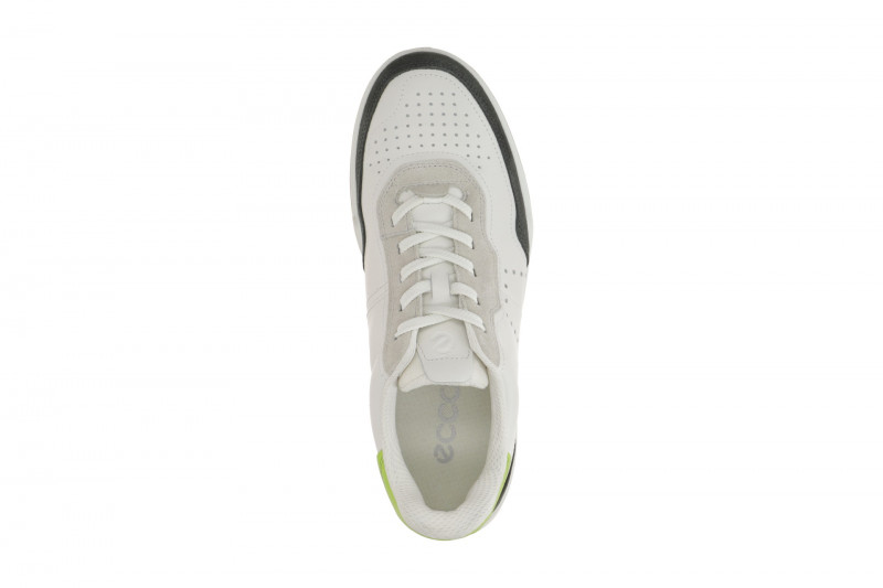 ecco Street Court Schuhe weiß dunkelgrau 539814