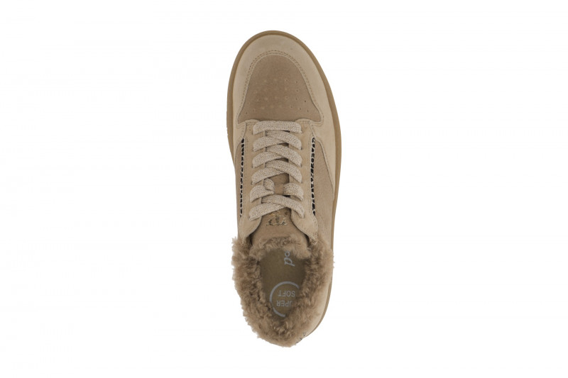 Paul Green Schuhe Sneaker beige braun Leo Warmfutter 5369
