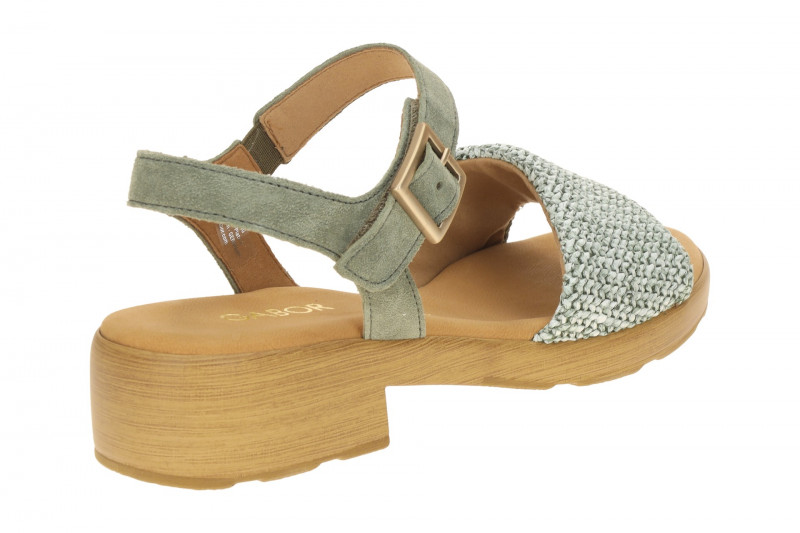 Gabor Sandalette pine grün H-Weite 82.814.64