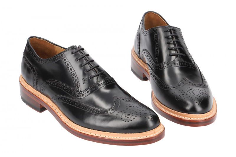 Gordon & Bros Levet Schuhe schwarz Rahmengenäht 2506