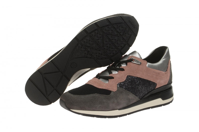 Geox Schuhe Shahira grau schwarz D44N1A