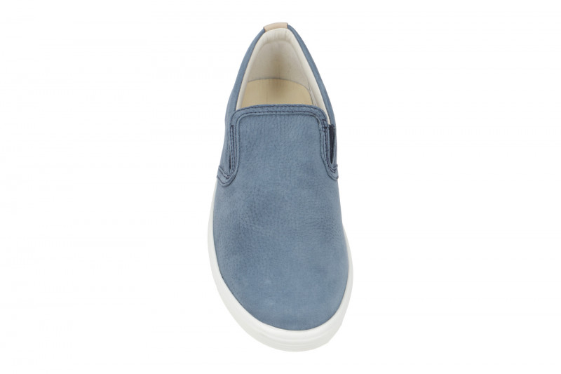Ecco Soft 7 Slipper Schuhe blau marine Damen 470493