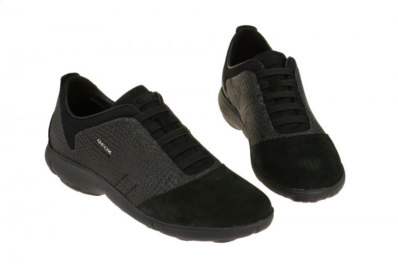 Geox Nebula Slipper schwarz Glitter