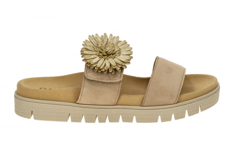Gabor Pantolette sand beige Velour 83.743.14