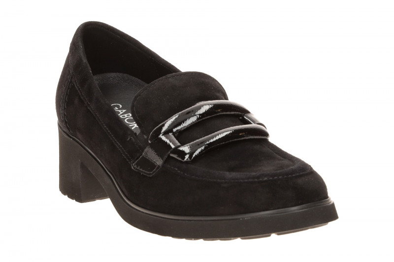 Gabor Fashion Schuhe Slipper schwarz Hochfrontpumps 4007.02.001