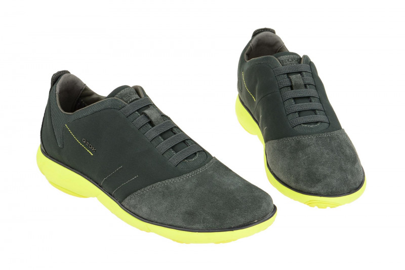 Geox Nebula Schuhe grau Sohle gelb