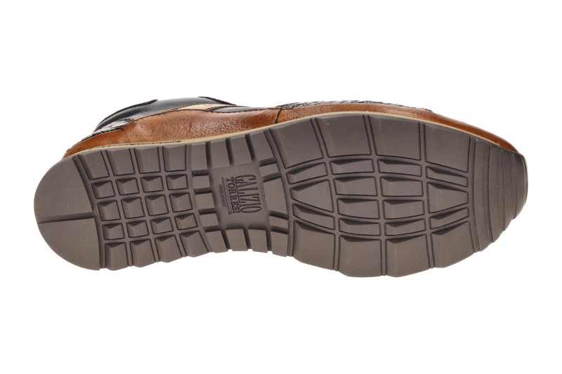 Galizio Torresi Schuhe blau braun Kroko 415128A