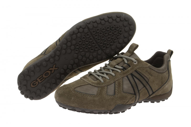 Geox Snake Schuhe taupe braun U3207Y