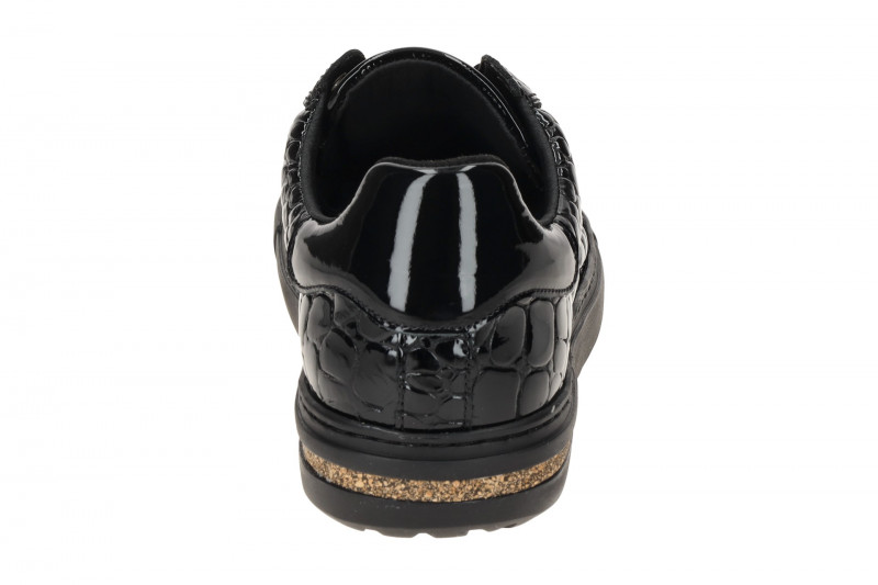 Birkenstock BEND Schuhe schwarz Lack Croco SCHMAL 1029733