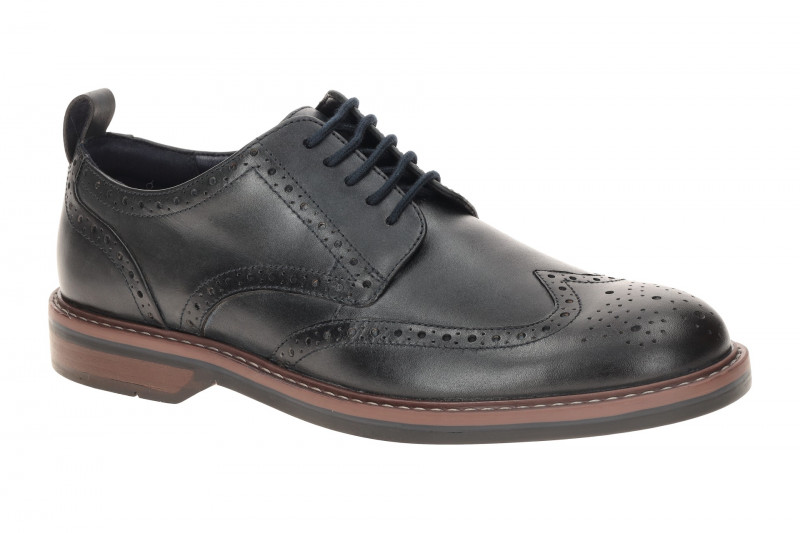 Clarks Aldwin Limit Schuhe blau Wingtip 26178471