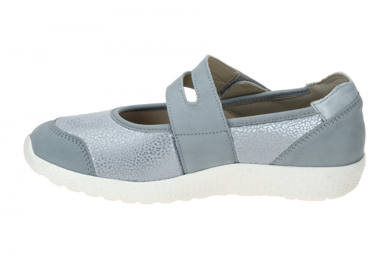 Waldläufer Ira Mary-Jane Schuhe blau sky OrthoTritt M-Weite 815M31