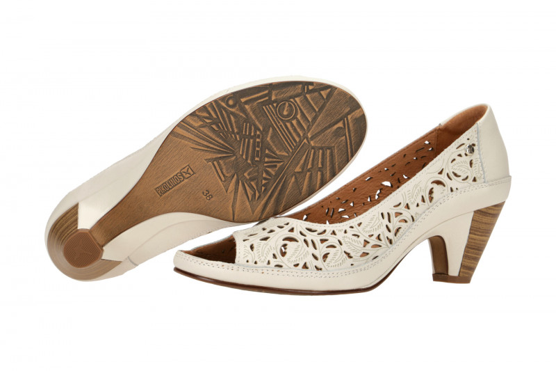 Pikolinos Java Peep-Toe Pumps weiß W5A-5912