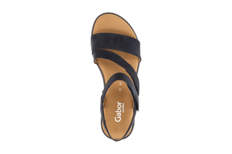 Gabor Sandale blau Nubuck Klett 82.733.36