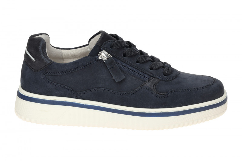 Gabor Comfort Como Sneakers blau Nubuck K-Weite 46.408.36