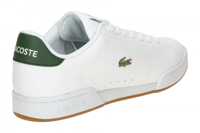 Lacoste Carnaby Cup Schuhe Sneakers weiß grün Leder 0036