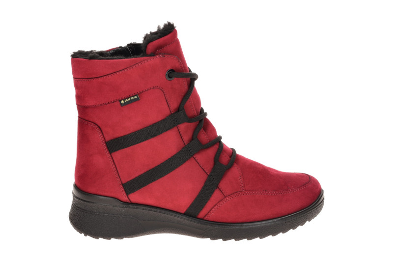 ARA München Winter Stiefel Boots rot rubin H-Weite GORE-TEX 12-58504